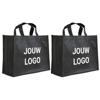 Shopper Druck Schwarz Non woven 32x12x25cm - Express