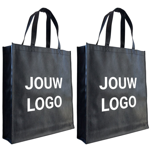 Shopper Druck Schwarz Non woven 40x9x42cm - Express