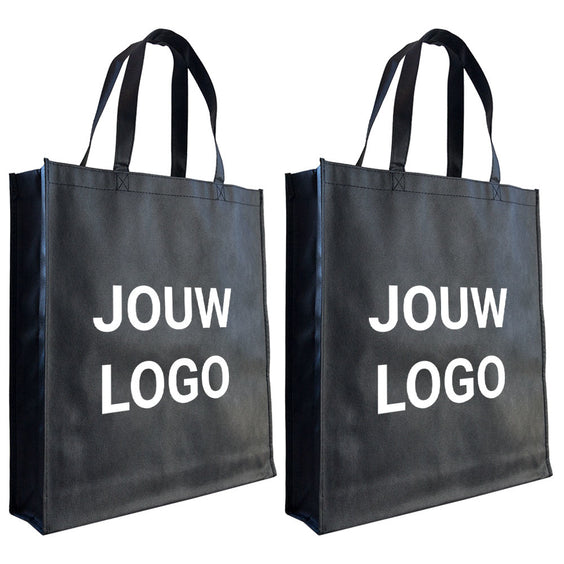 Shopper Druck Schwarz Non woven 40x9x42cm - Express