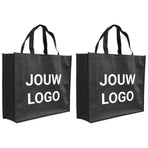 Shopper Druck Schwarz Non woven 42x12x35cm - Express
