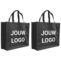 Shopper Druck Schwarz Non woven 42x12x35cm - Express