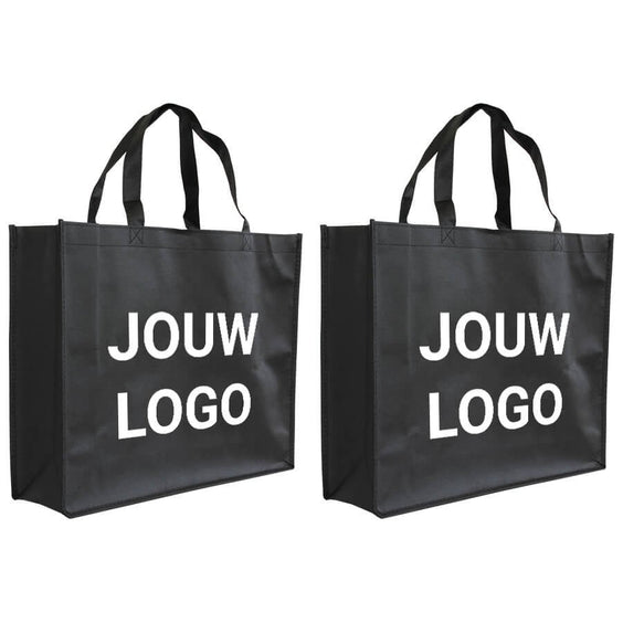 Shopper Druck Schwarz Non woven 42x12x35cm - Express