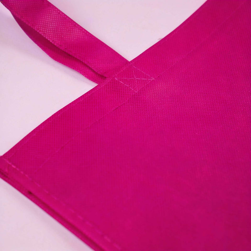 10x Shopper Fuchsia Non woven 42x12x35cm