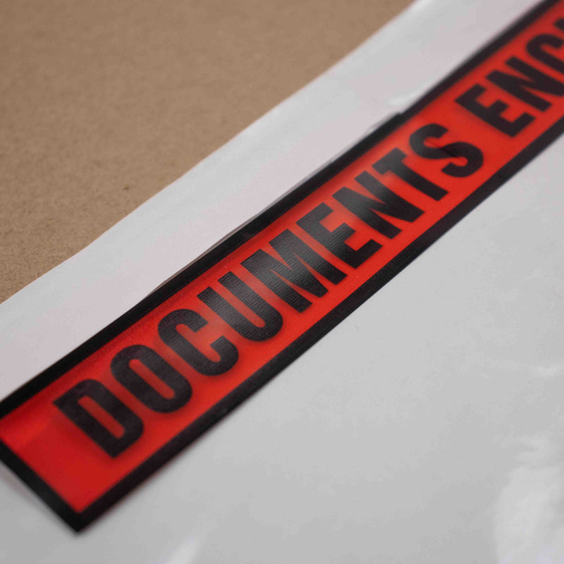 Dokumententaschen "Documents enclosed" verpackt pro 1000