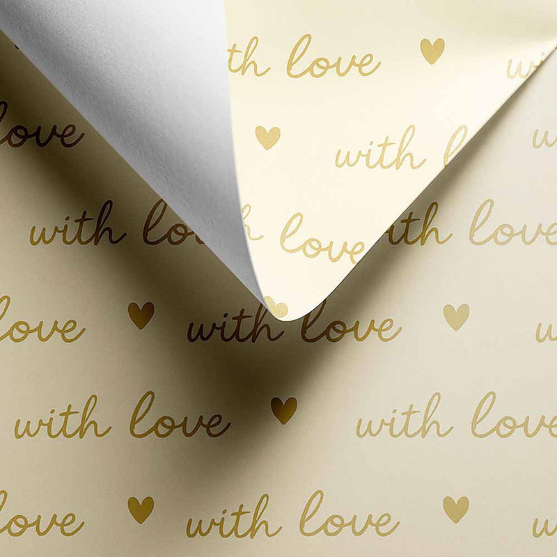 Geschenkpapier Love Notes 30cm x 200mtr