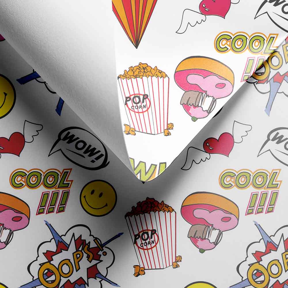 Geschenkpapier Wow! 50cm x 200mtr