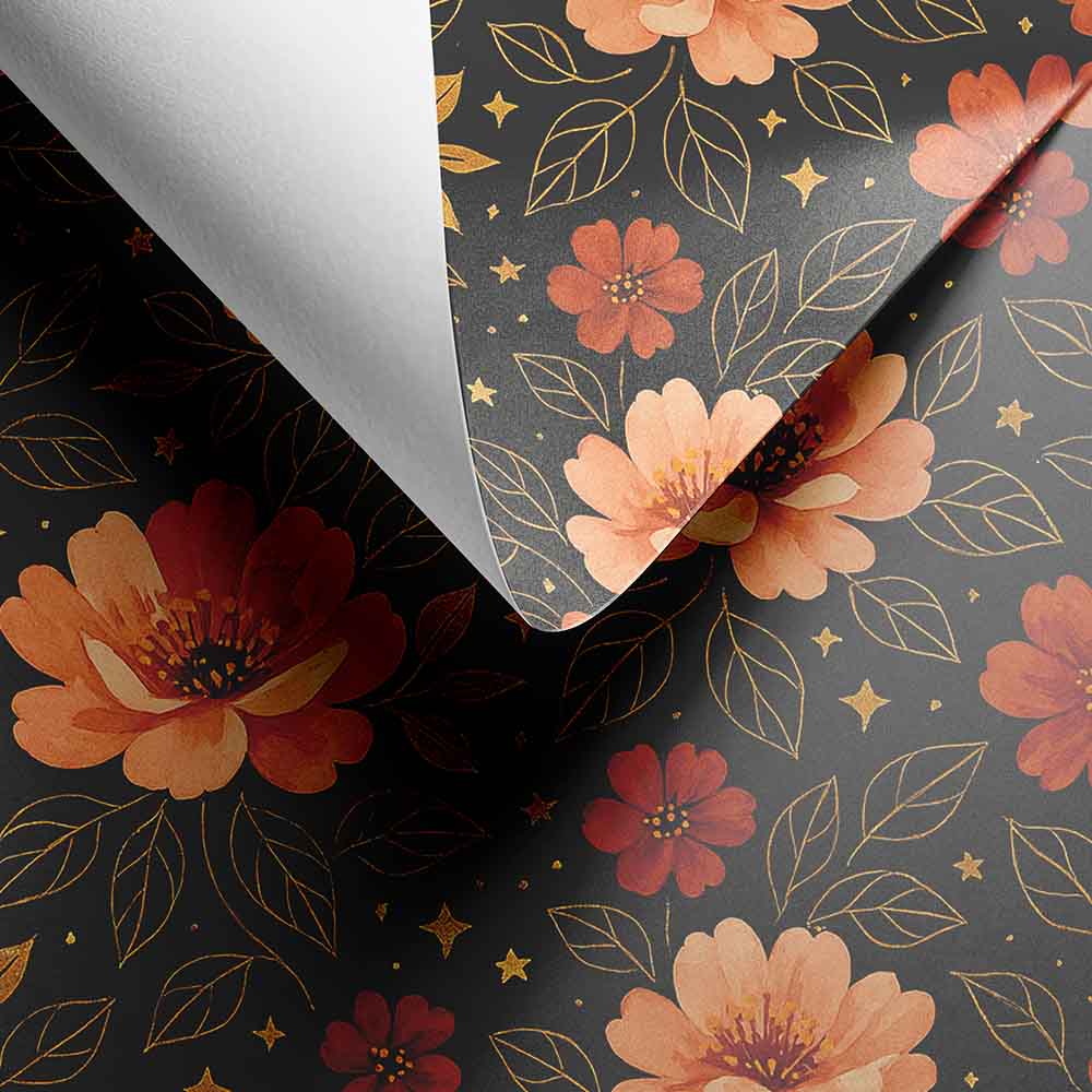 Geschenkpapier Golden Garden 50cm x 200mtr