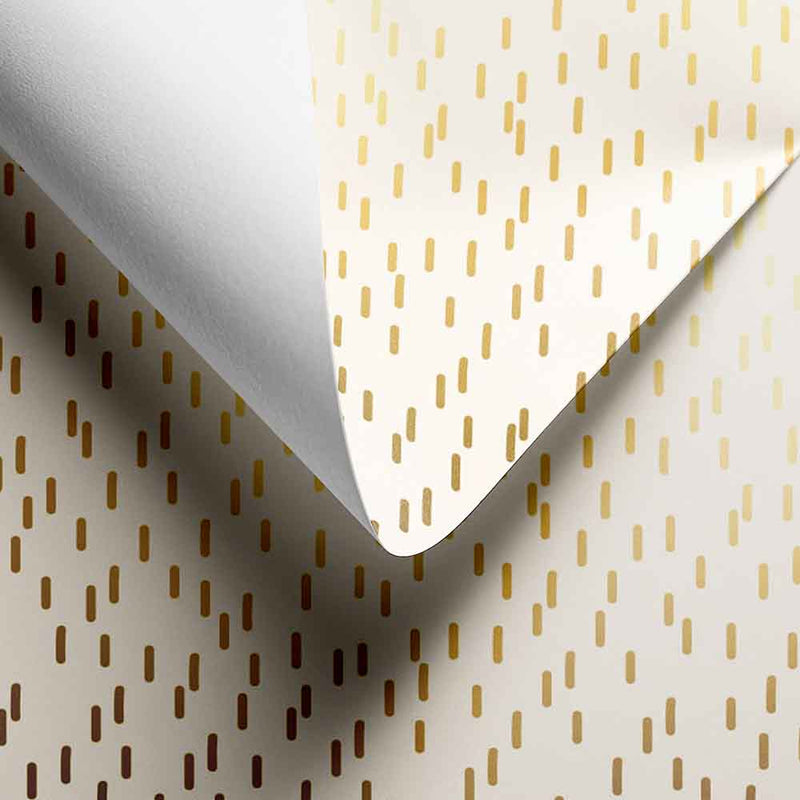 Geschenkpapier Golden Drizzle 30cm x 200mtr