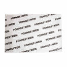 Fettabweisendes Papier bedrucken 20x25cm 1-farbig