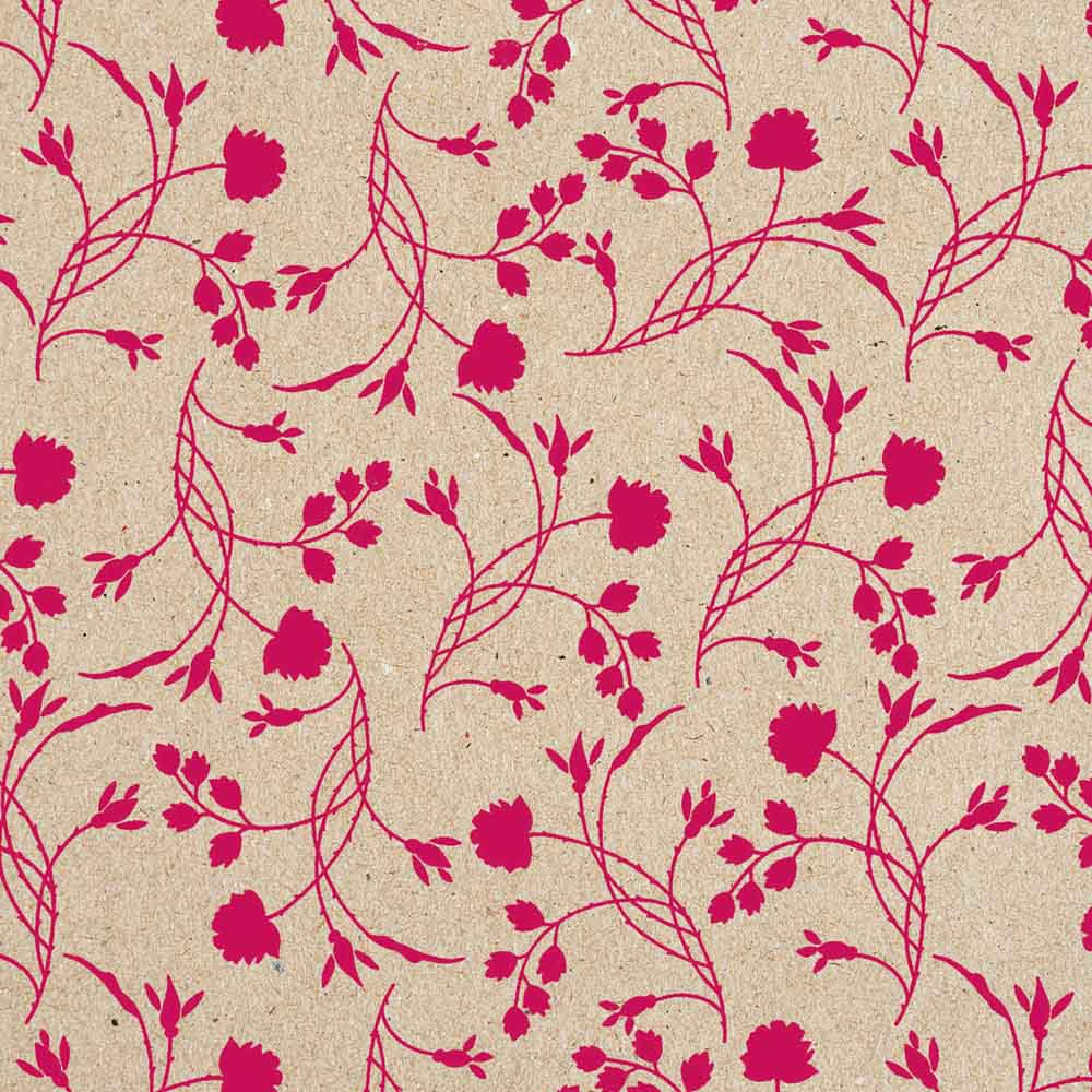Geschenkpapier Erba Fuchsia 50cm x 200mtr