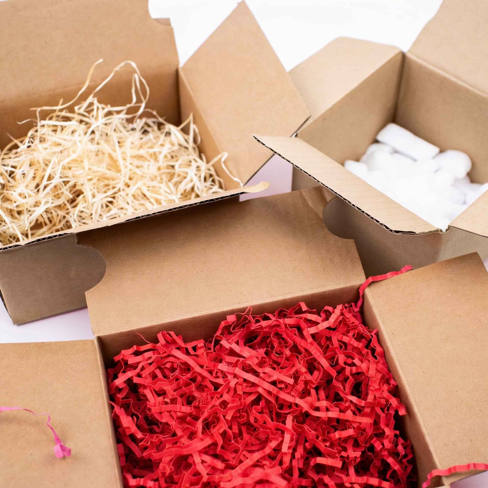 Polstermaterial Papier Zickzack Rot 2kg