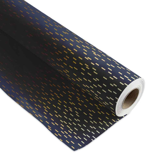 Geschenkpapier Midnight Drizzle 50cm x 100mtr