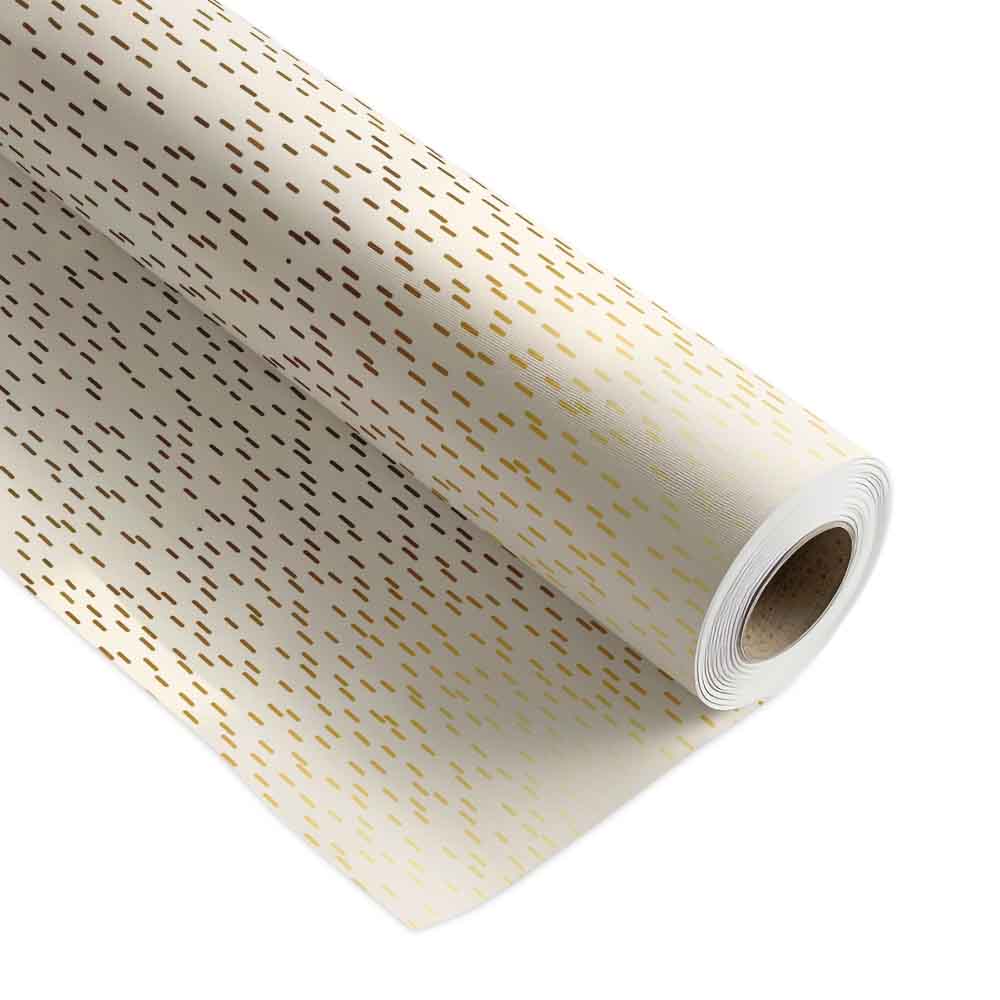 Geschenkpapier Golden Drizzle 30cm x 200mtr