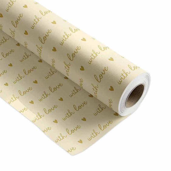 Geschenkpapier Love Notes 30cm x 200mtr