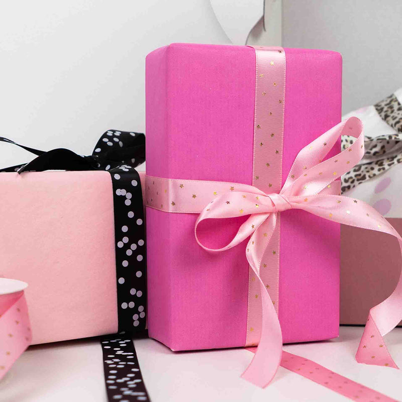 Geschenkpapier Rosa 50cm x 125mtr - Design 144