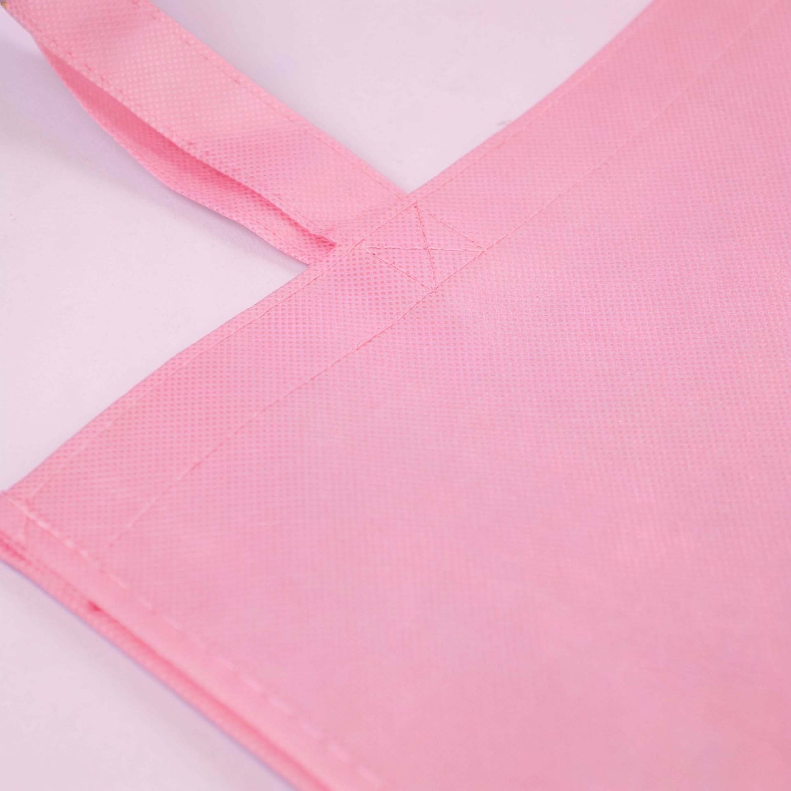 10x Shopper Pink Lavender Non Woven 42x12x35cm