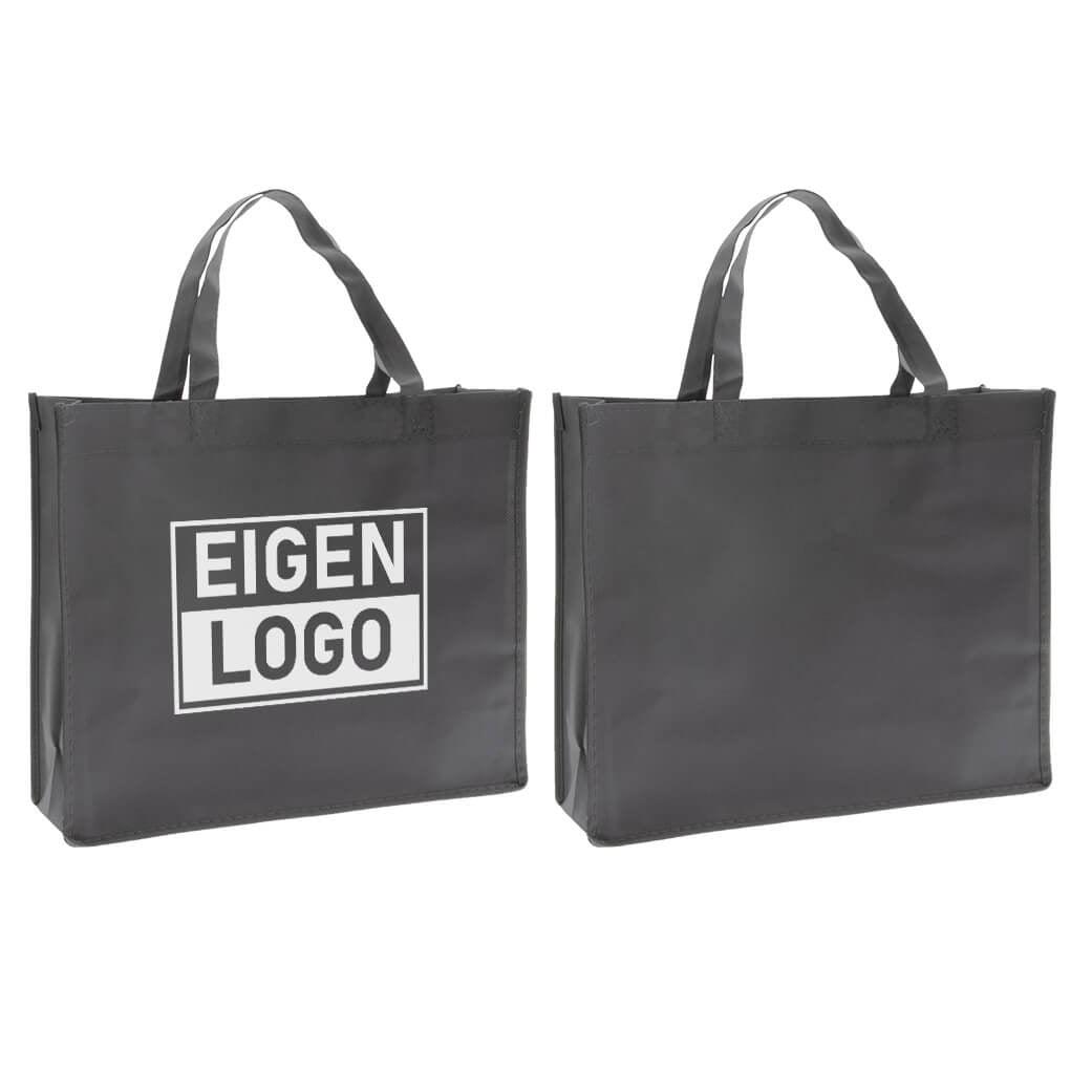 Shopper Druck Grau Non woven 42x12x35cm - Express