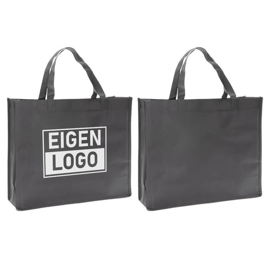 Shopper Druck Grau Non woven 42x12x35cm - Express