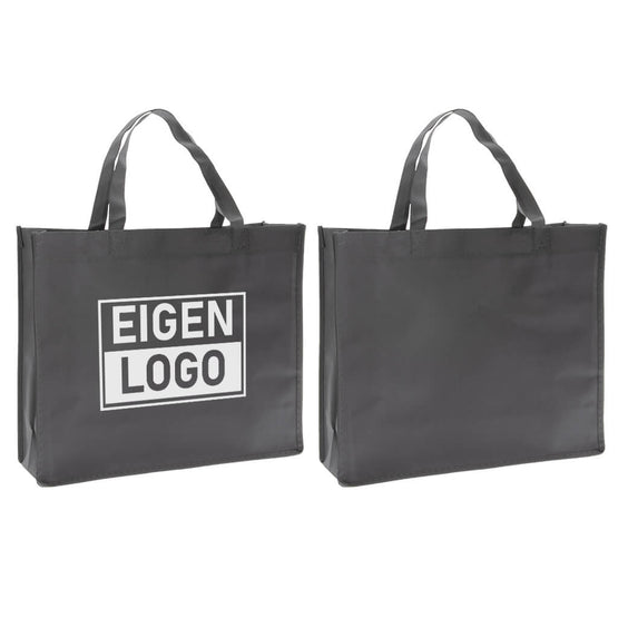 Shopper Druck Grau Non woven 42x12x35cm - Express