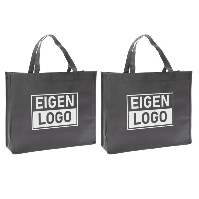 Shopper Druck Grau Non woven 42x12x35cm - Express