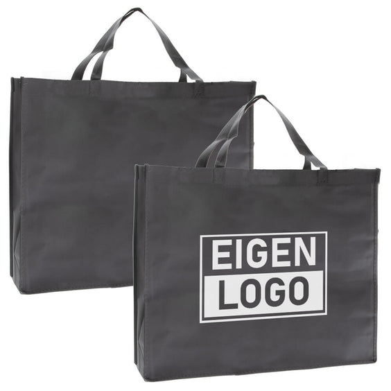 Shopper Druck Grau Non woven 54x14x45cm - Express