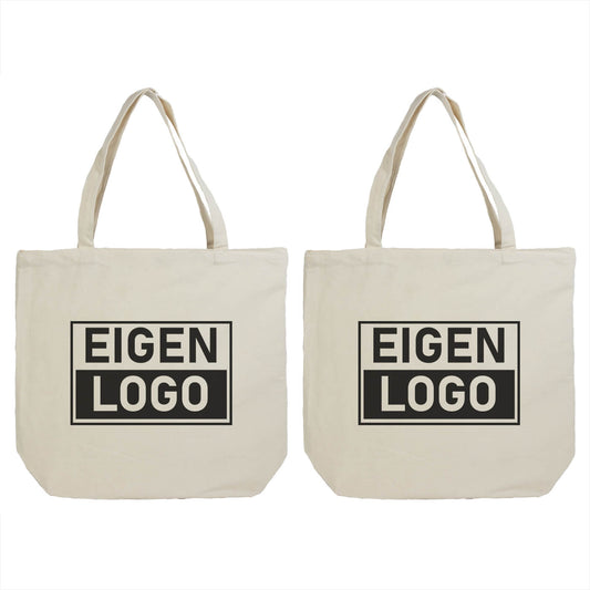 Baumwolltasche Druck 54x48+14cm Ecru - Express