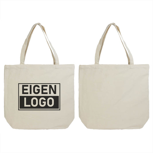 Baumwolltasche Druck 54x48+14cm Ecru - Express