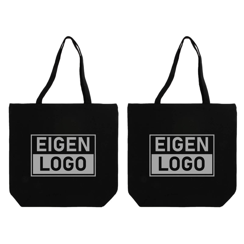 Baumwolltasche Druck 54x48+14cm Schwarz - Express