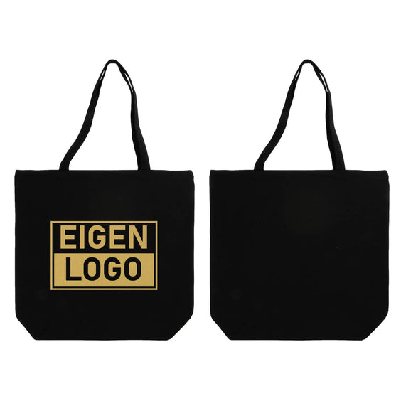 Baumwolltasche Druck 54x48+14cm Schwarz - Express