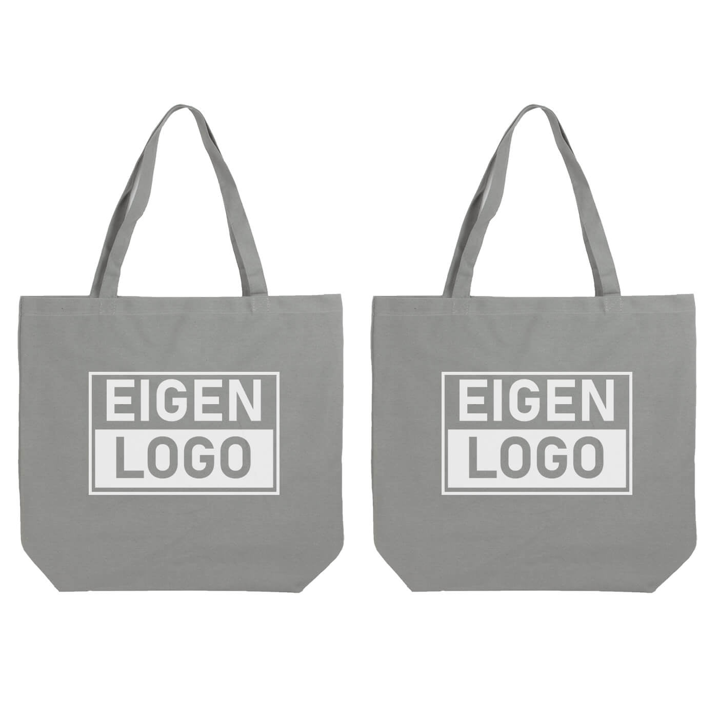 Baumwolltasche Druck 54x48+14cm Grau - Express