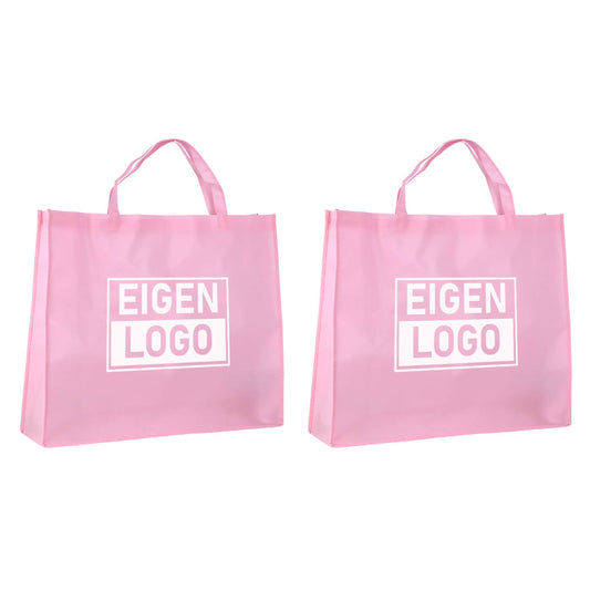 Shopper bedrucken lassen Pink Lavender Non Woven 54x14x45cm