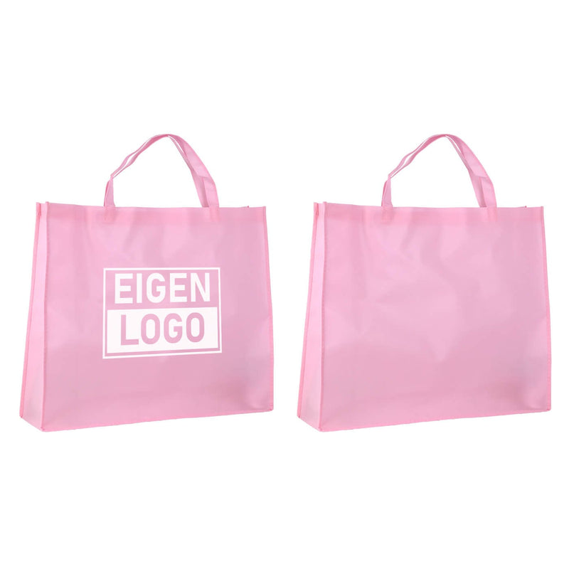 Shopper bedrucken lassen Pink Lavender Non Woven 54x14x45cm