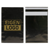 Schwarze Versandtaschen Druck Small