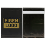 Schwarze Versandtaschen Druck Medium