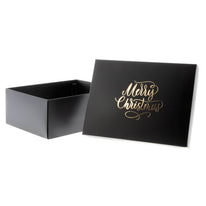20x Weihnachtsgeschenkbox Schwarz 200x150x80mm