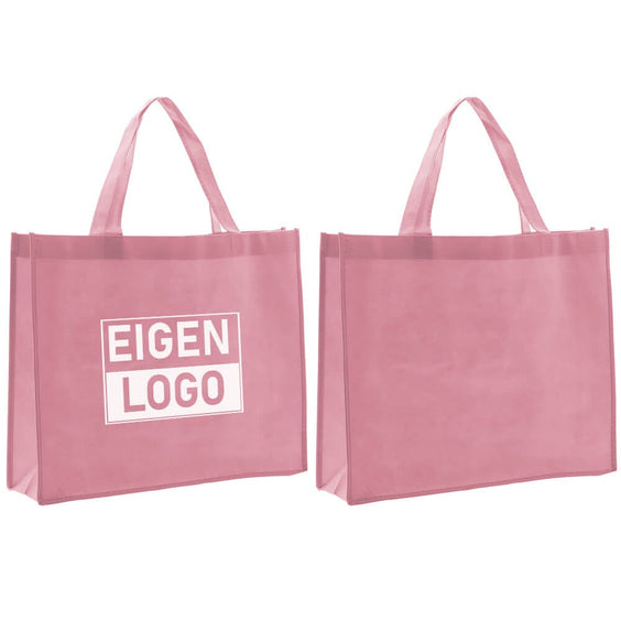 Shopper Druck Rosa Non woven 42x12x35cm - Express