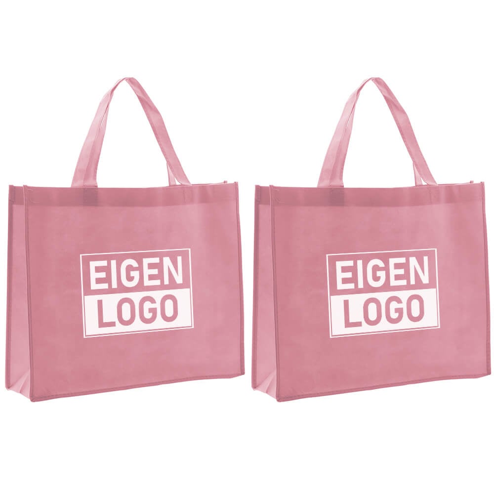 Shopper Druck Rosa Non woven 42x12x35cm - Express