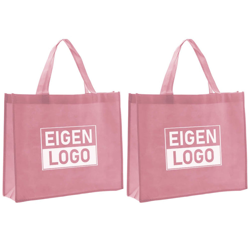 Shopper Druck Rosa Non woven 42x12x35cm - Express