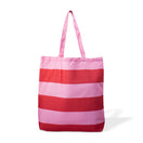 10x Strandtasche aus Baumwolle Pink Stripes