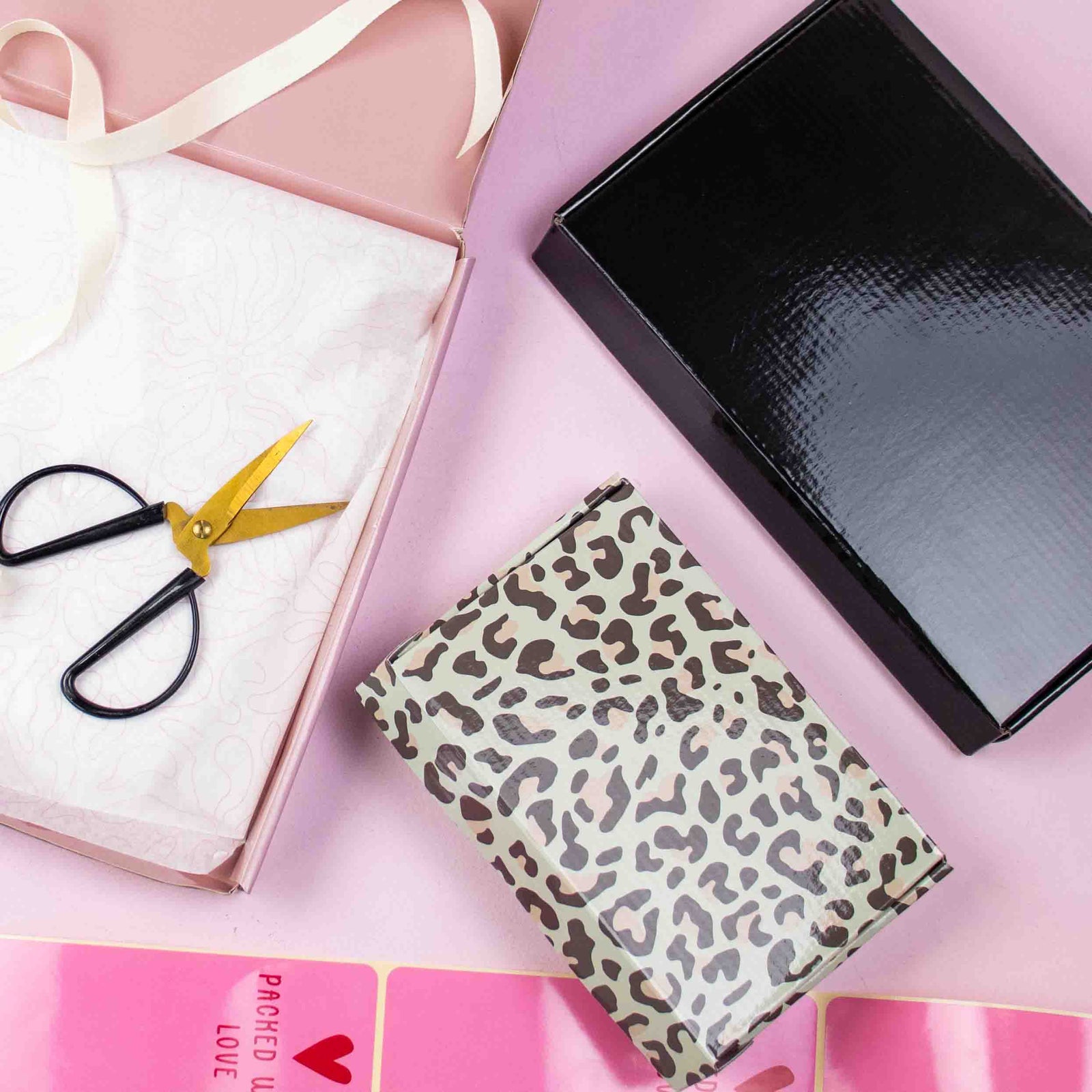 50x Maxibriefkarton Leopard A5