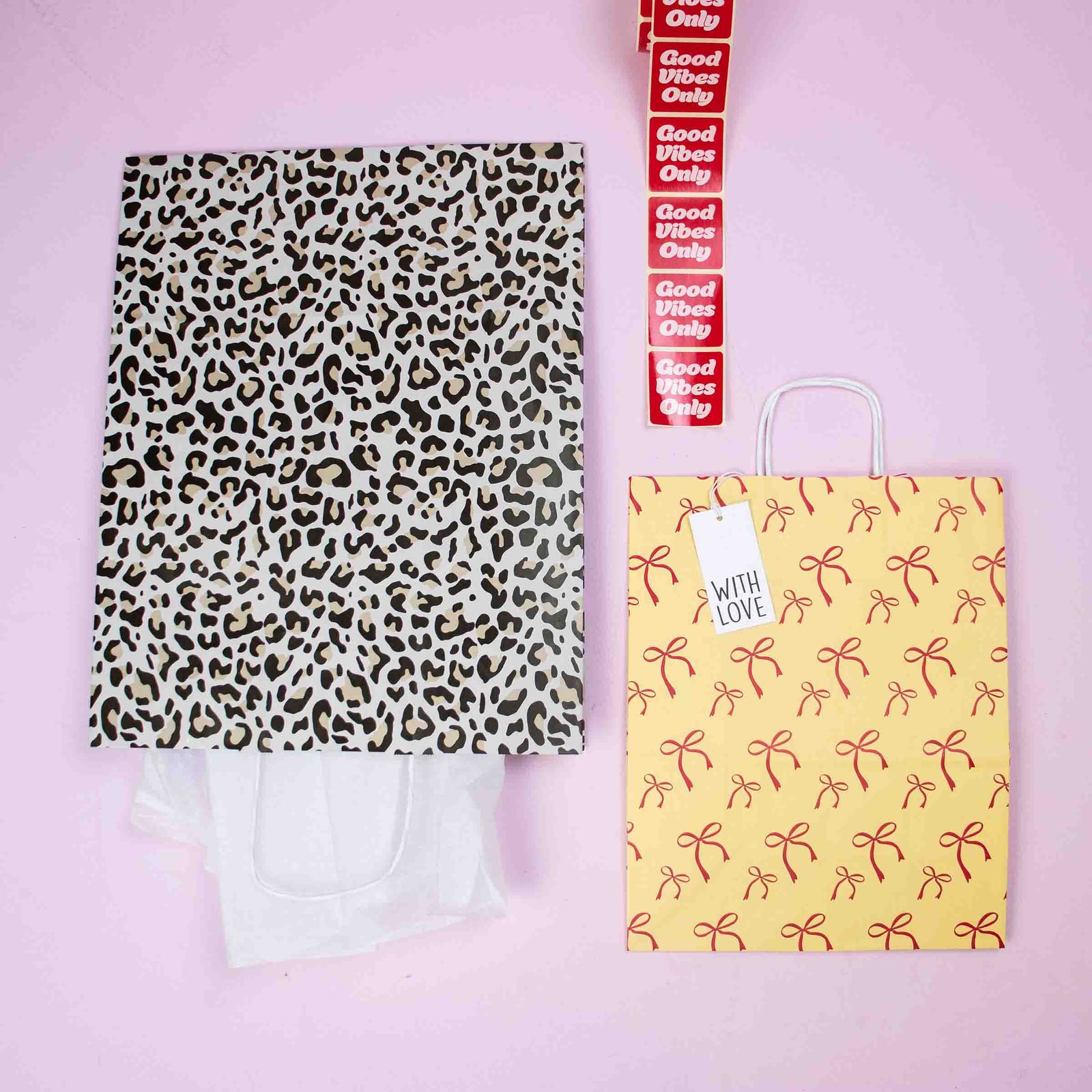 50x Papiertüten Leopard A3