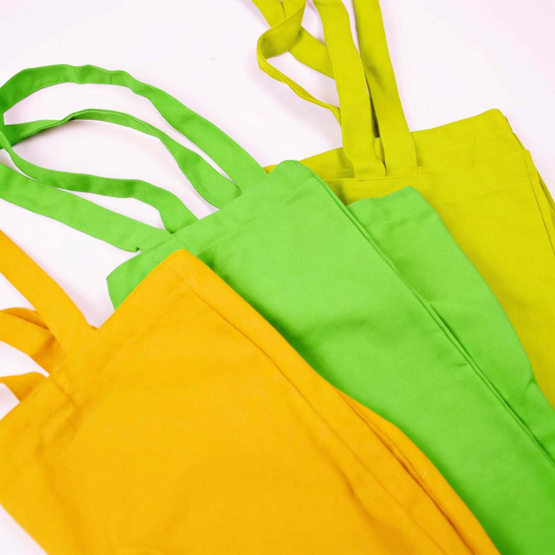25x Baumwolltasche Gelb 38x42cm