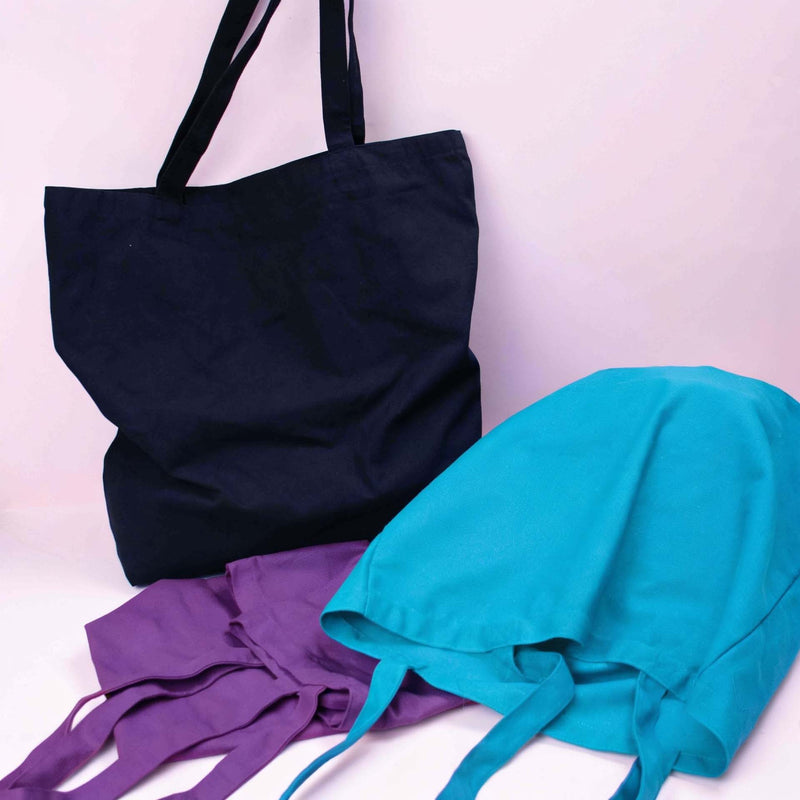25x Baumwolltasche Türkis 38x42cm