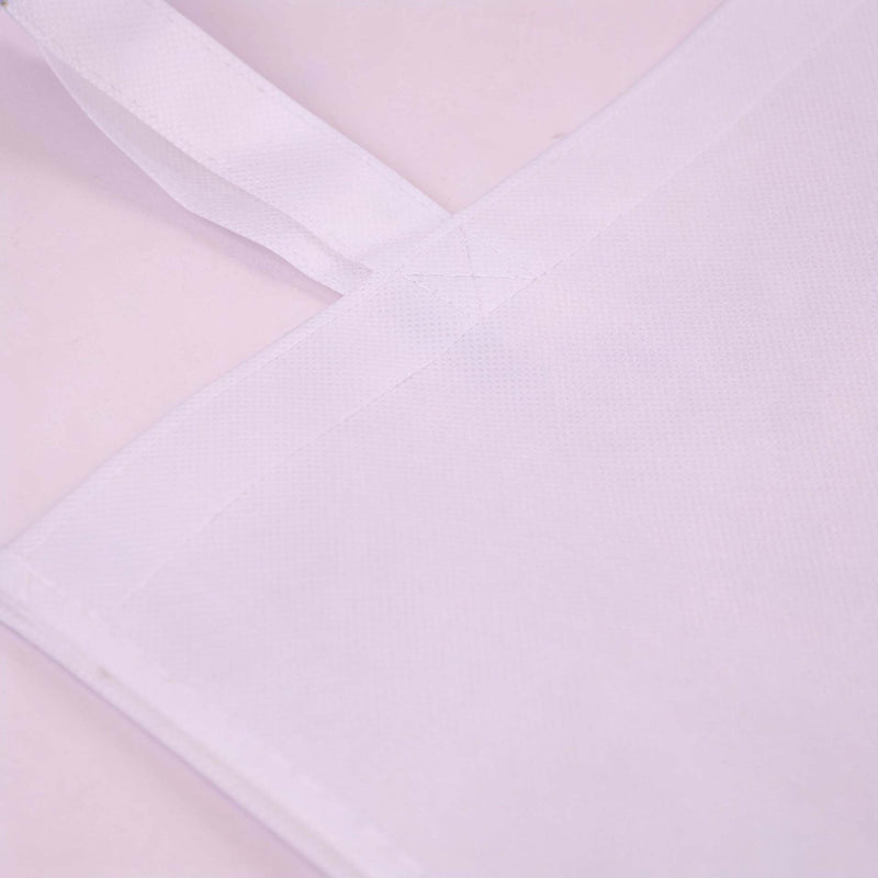 10x Non woven Taschen Weiß