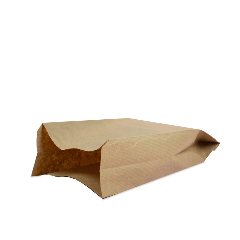 Kraftpapierbeutel bedrucken Braun 140x215x360mm