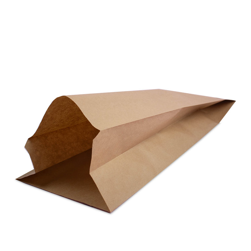 Kraftpapierbeutel bedrucken Braun 190x290x470mm