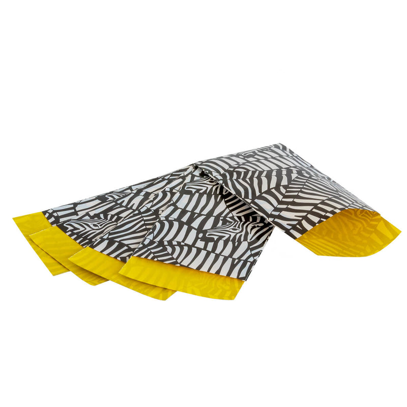200x Papiertüten Zebra 7x13cm