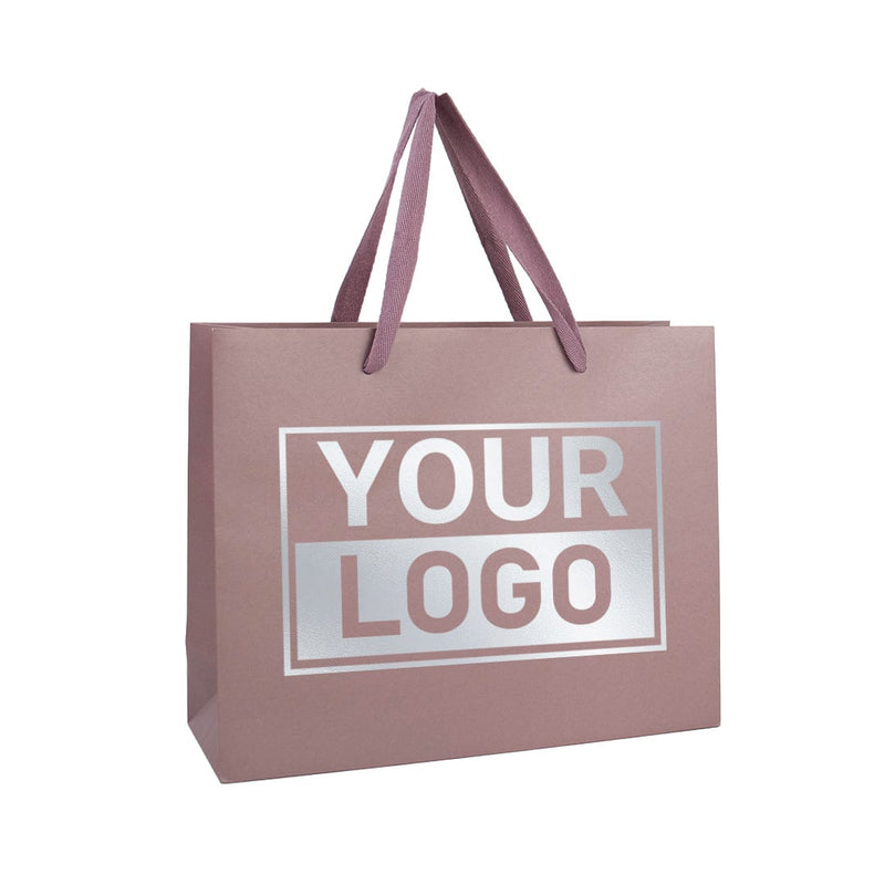 Geschenktasche bedrucken Dusty Rose A4