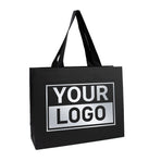 Geschenktasche bedrucken Matt Schwarz A4