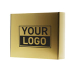 Postkartons bedrucken Gold 350x280x80mm